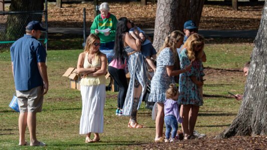 Families gathered at McLean Park in North Myrtle Beach for a morning filled with laughter, excitement, and the simple joy of tradition.
Children raced across the grass in search of hidden eggs, while parents and grandparents looked on — some remembering their own days of doing the very same thing.
It’s moments like these that remind us… the Grand Strand isn’t just a place you visit — it’s a place where memories are made and shared across generations.