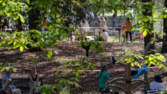 Families gathered at McLean Park in North Myrtle Beach for a morning filled with laughter, excitement, and the simple joy of tradition.
Children raced across the grass in search of hidden eggs, while parents and grandparents looked on — some remembering their own days of doing the very same thing.
It’s moments like these that remind us… the Grand Strand isn’t just a place you visit — it’s a place where memories are made and shared across generations.
