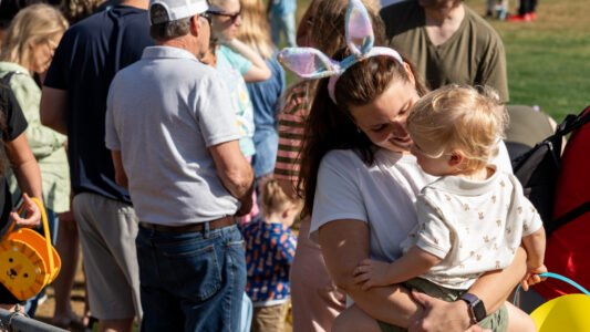 Families gathered at McLean Park in North Myrtle Beach for a morning filled with laughter, excitement, and the simple joy of tradition.
Children raced across the grass in search of hidden eggs, while parents and grandparents looked on — some remembering their own days of doing the very same thing.
It’s moments like these that remind us… the Grand Strand isn’t just a place you visit — it’s a place where memories are made and shared across generations.
