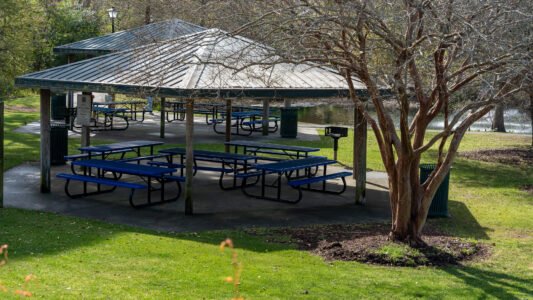 McLean Park in North Myrtle Beach offers a quiet place to walk, relax, and spend time with family just a few blocks from the ocean.
With shaded paths, a playground, picnic shelters, and a peaceful pond, it’s a simple and free way to slow down and enjoy the day along the Grand Strand.